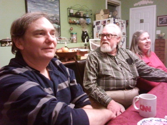 Steve ponders the brilliance of the Fleischer superman cartoons while Pat keeps a lookout behind us